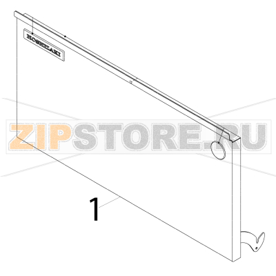 Door - insulation Hoshizaki IM-65NE-25 Door - insulation Hoshizaki IM-65NE-25Запчасть на деталировке под номером: 1