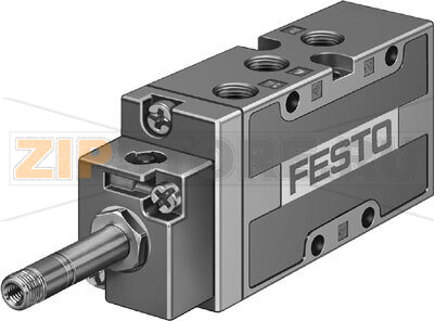 Распределитель с электроуправлением Festo MFH-5-1/8-L-B-EX 