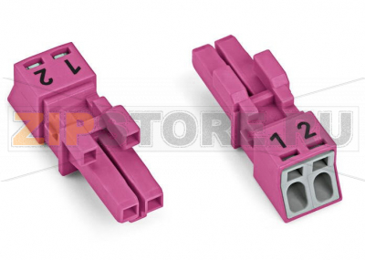 Разъем; 2-пол.; Код. B; 1,50 mm; розовые Wago 890-282/082-000 Protected against mismating and maintenance-freePush-in CAGE CLAMP® spring pressure connection technology allows solid conductors to be simply pushed into a unit.Low profile with 4.4 mm pole spacingComponents can be clearly printed on and color-coded to meet custom requirements.When assembled, the installation connectors comply with IP40 and are suitable for easily accessible areas....