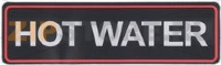 ADHESIVE LABEL HOT WATER