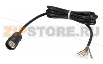 Разъем с кабелем М23 Schneider Electric XCCPM23122L20 