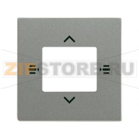 Накладка для сенсора 6108/61-803-500, серый металлик ABB 2CKA006115A0489