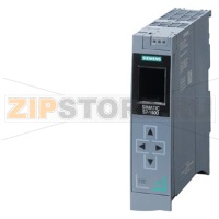 SIMATIC S7-1500R, центральный процессор CPU 1513R-1PN, рабочая память 300 кБ для программы и 1,5 МБ для данных, 1 интерфейс - PROFINET с 2х-портовым коммутатором, необходима карта памяти SIMATIC MC Siemens 6ES7513-1RL00-0AB0