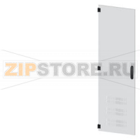SIVACON, door, left, ventilated, IP40, H: 1800 mm, W: 500 mm, RAL 7035, Protection class 1 Siemens 8MF1850-2UT15-2BA2