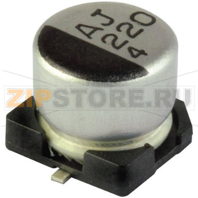 Конденсатор 100 мкФ, SMD, 10 В, 6.3х5.4 мм, 1 шт Yageo CB010M0100RSD-0605 