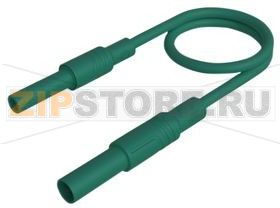 Провод тестовый 1 м, зеленый Hirschmann MAL S GG-B 100/2,5 GREEN 