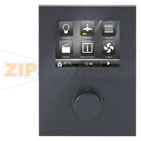 UP 204/21 - Room Controller Contouch‚ incl. bus coupling unit, carbon metallic Siemens UP 204/21