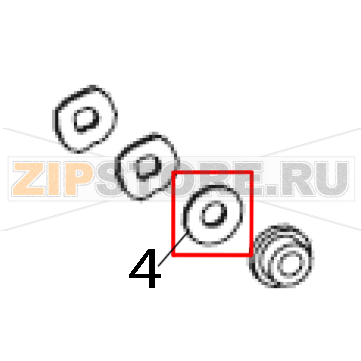 Flat washer .442 x .255 x .020, Qty of 25 RH and LH Zebra 170PAX4 Flat washer .442 x .255 x .020, Qty of 25 RH and LH Zebra 170PAX4Запчасть на деталировке под номером: 4