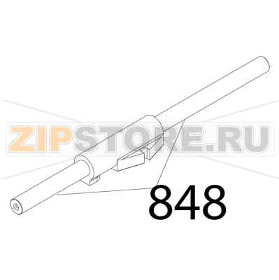 Barra tonda carr. Sirman Palladio 350 Automec Barra tonda carr. Sirman Palladio 350 AutomecЗапчасть на деталировке под номером: 848