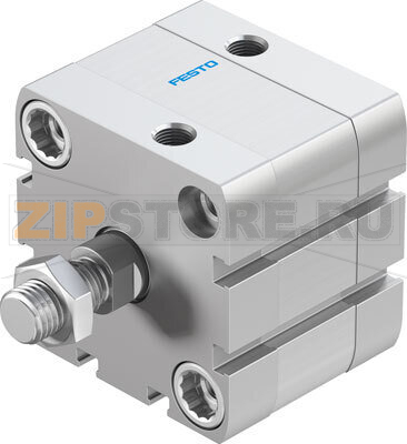 Пневмоцилиндр компактный Festo ADN-50-10-A-PPS-A 