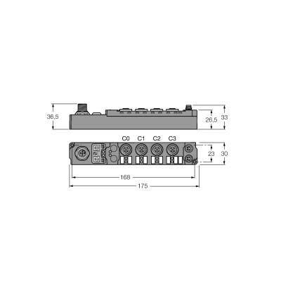 Модуль автономный для CANopen Turck SCOB-0404D-0004 