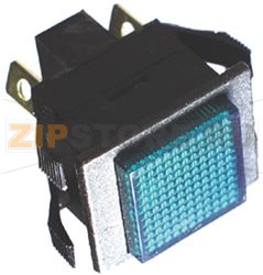 Voyant vert à clipser - 12 V 