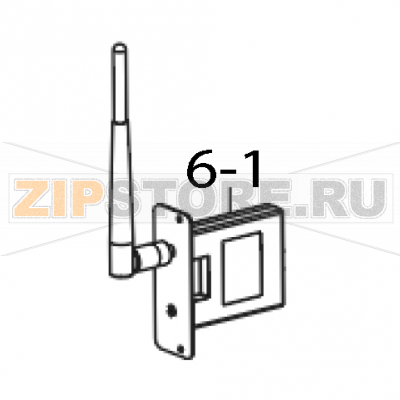 Модуль Wi-Fi TSC MA3400C Модуль Wi-Fi для принтера TSC MA3400CЗапчасть на деталировке под номером: 6-1
