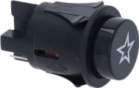 UNIPOLAR BLACK 16A BUTTON WITH UNSTABLE
