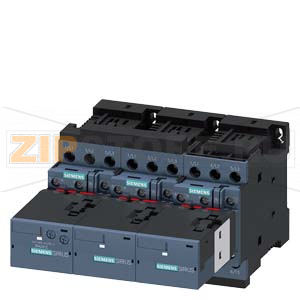 СБОРКА ПО СХЕМЕ &quot;ЗВЕЗДА-ТРЕУГОЛЬНИК&quot; С ЛОГ., AC3, 22КВТ/400V, DC 24V, 3-ПОЛ. , ТИПОРАЗМЕР S0, ВИНТОВЫЕ КЛЕММЫ, ЭЛ. И МЕХ. ВЗАИМНАЯ БЛОКИРОВКА, 1НО+1НЗ ИНТЕГР. В СЕТЕВОЙ КОНТ. 1НО+1НЗИНТЕГР. В КОНТ. &quot;ЗВЕЗДЫ&quot;, 1НО+1НЗ ИНТЕГР. В КОНТ. &quot;ТРЕУГОЛЬНИКА&quot;, Siemens 