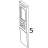 LCD Front panel cover TSC MB240T