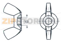 ECROU A OREILLES DIAM. 5