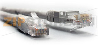 Hyperline PC-LPM-UTP-RJ45-RJ45-C6-3M-LSZH-GY Патч-корд U/UTP, Cat.6, LSZH, 3 м, серый