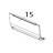 Front bezel, linerless (includes take label sensor) Zebra ZD621 Direct Thermal