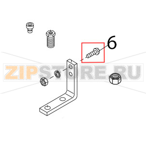 Button head screw, hexag. M8x25 Bear Varimixer AR80 VL-1S Button head screw, hexag. M8x25 Bear Varimixer AR80 VL-1SЗапчасть на деталировке под номером: 6