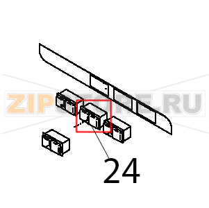 Tappo chiusura domino Teikos TS983 Tappo chiusura domino Teikos TS983Запчасть на деталировке под номером: 24
