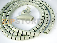 Hyperline SHW-32 Пластиковый спиральный рукав для кабеля д.32 мм (2 м) и инструмент ST-32 