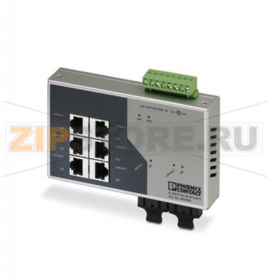 Коммутатор Ethernet Phoenix Contact FL SWITCH SF 6TX/2FX 6 портов TP-RJ45, 2 порта LWL, 100 Мбит/с дуплексный режим, разъем SC-D, автоопределение скорости передачи данных - 10 или 100 Мбит/с (RJ45), функция Autocrossing.Минимальный заказ: 1 шт.Упаковка: 1 шт.
