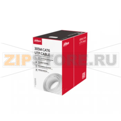 Кабель 305 м, UTP, Сat.6 Dahua DH-PFM923I-6UN-C 