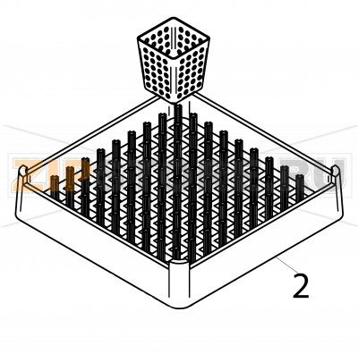 Plate basket CP-16-18 Fagor AD-90 Plate basket CP-16-18 Fagor AD-90Запчасть на деталировке под номером: 2Название запчасти Fagor на английском языке: Plate basket CP-16-18 AD-90.