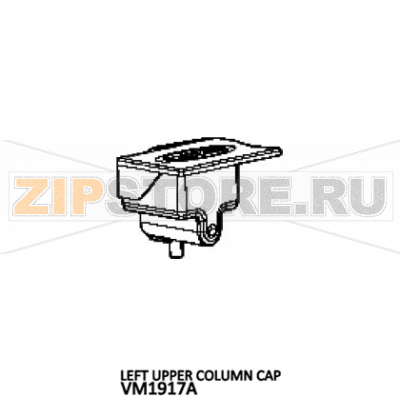 Left upper column cap Unox XVC 105E Left upper column cap Unox XVC 105EЗапчасть на деталировке под номером: 4Название запчасти на английском языке: Left upper column cap Unox XVC 105E