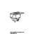 Left upper column cap Unox XVC 105E