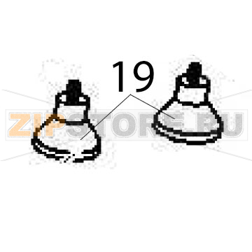 Feet Hurakan HKN-CL6 Feet Hurakan HKN-CL6Запчасть на деталировке под номером: 19