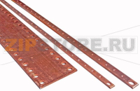 Шина с резьбой, 573A, ДхШхВ=30x1000x10 мм, резьба M8 Eaton BPZ-BB/T-30/10/1000
