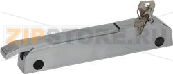 ЗАТВОР ERGO 6188 С ХРОМИРОВАННЫМ ЗАМКОМ 