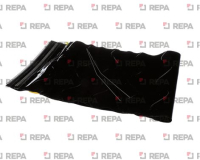 BLK WAVY SILCN BELT 2/PK