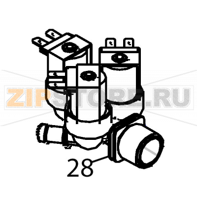 Solenoid valve 3 way Fagor LA-25 TP2 E Solenoid valve 3 way Fagor LA-25 TP2 EЗапчасть на деталировке под номером: 28Название запчасти Fagor на английском языке: Solenoid valve 3 way LA-25 TP2 E.