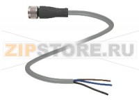 Кабель датчика-исполнительного устройства Female connector V11-G-10M-PUR Pepperl+Fuchs