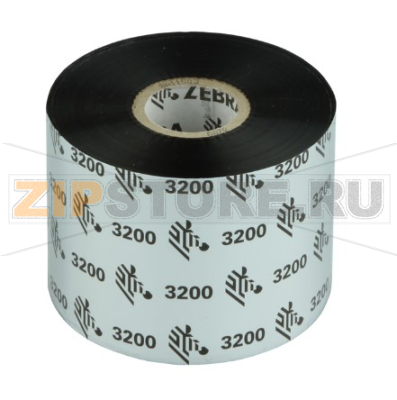 Риббон 3200 Premium Wax Resin Black 60 мм/ 450 м Термотрансферная лента красящая (риббон) 3200 Premium Wax Resin Black 60 мм/ 450 мКаталожный номер: 03200BK06045