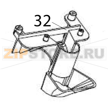 Grinder rubber washer Hurakan HKN-ME709 Grinder rubber washer Hurakan HKN-ME709Запчасть на деталировке под номером: 32