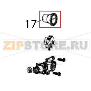 Coffee connector Hurakan HKN-ME717 Coffee connector Hurakan HKN-ME717Запчасть на деталировке под номером: 17