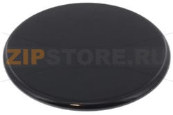 SEMI-RAPID BURNER CAP GLOSSY BLACKWHIRLP 