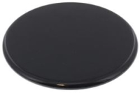 SEMI-RAPID BURNER CAP GLOSSY BLACKWHIRLP