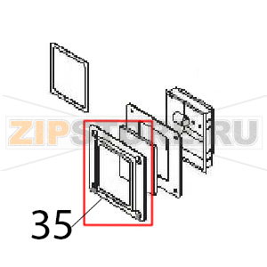 Lamp guard Angelo Po FM611E1 Lamp guard Angelo Po FM611E1Запчасть на деталировке под номером: 35