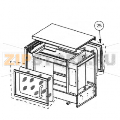 Rear door CB GV-24/28 Rear door CB GV-24/28

Запчасть на сборочном чертеже под номером: 25

Количество запчастей в устройстве: 1

Название запчасти CB на английском языке: Rear door CB GV-24/28