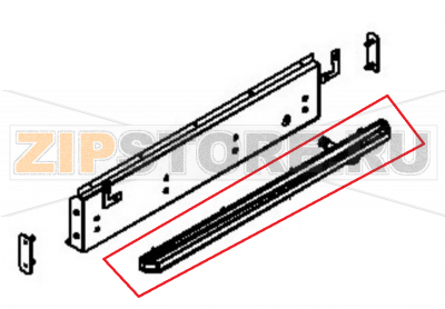 Желоб слива конденсата 485x25x20 mm Angelo Po FX61E3C  Желоб слива конденсата 485x25x20 mm Angelo Po FX61E3CЗапчасть на 