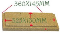LOW RIGHT/LEFT REFRACTORY BRICK C08631