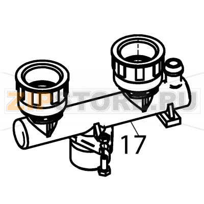 Complete water inlet Fagor VPE-101 Complete water inlet Fagor VPE-101Запчасть на деталировке под номером: 17Название запчасти Fagor на английском языке: Complete water inlet VPE-101.