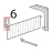 Supporto tendina SX Scotsman B 40