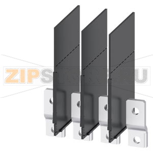 УДЛИНЁННЫЕ ПЛАСТИНЫ ДЛЯ ФРОНТ. ПРИСОЕДИН. 3 ШТ. ПРИНАДЛЕЖНОСТЬ ДЛЯ 3VA1 100/160 Siemens 3VA9154-0QB00 