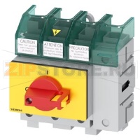 SENTRON, Molded case switch 3LD5 UL, Emergency switching-off, 4-pole, certified according to UL489 UL60947-4-1 and IEC60947-3, UL: 60A, SCCR 50kA at 480VAC, Operating power at 480VAC 3-phase: 40hp, IEC: 63A, Operating power at AC-23A at 400V: 30kW, floor